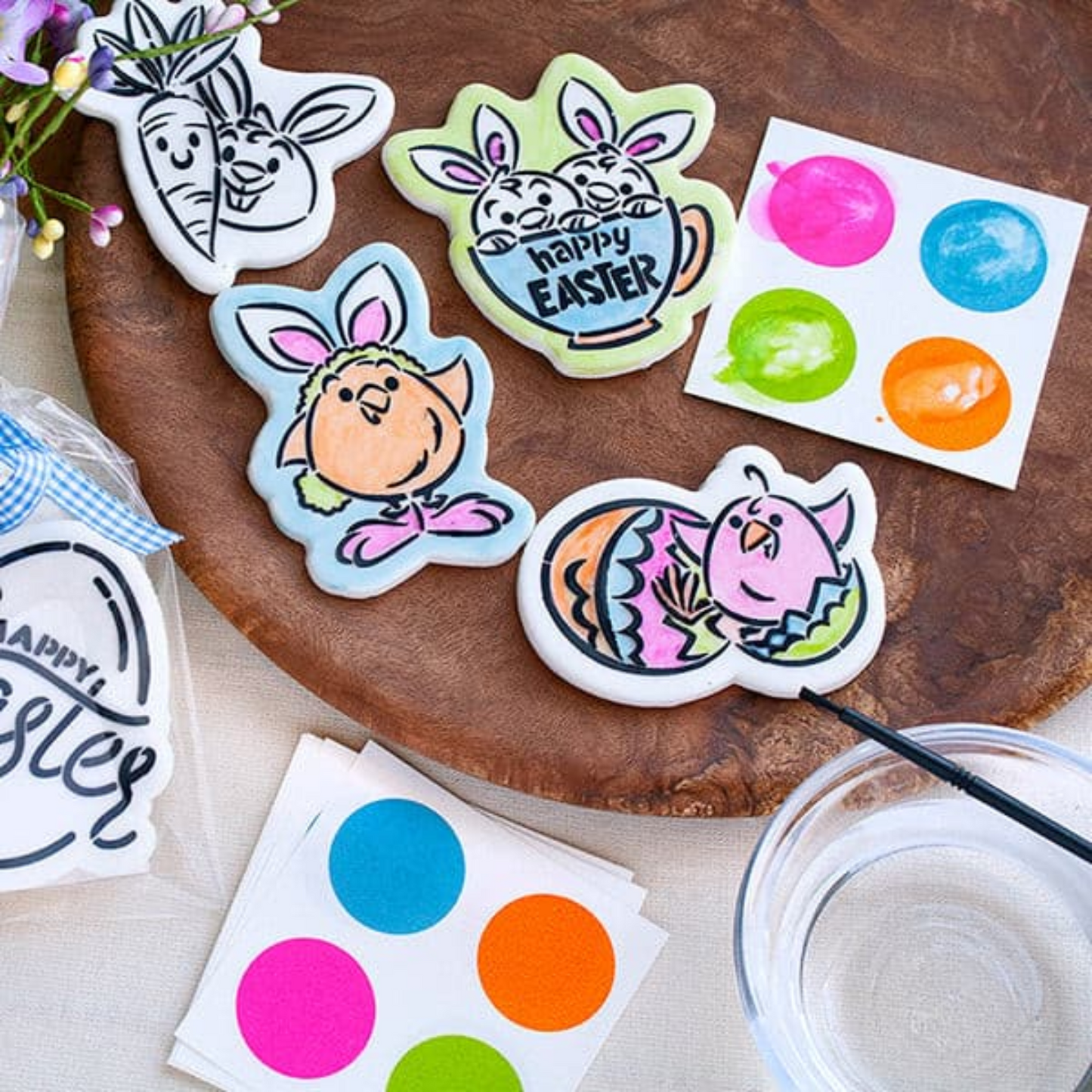 Palette peinture comestible - Pastel