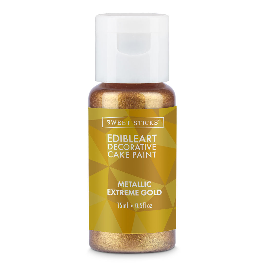 Peinture alimentaire - Métallique Doré 15ml