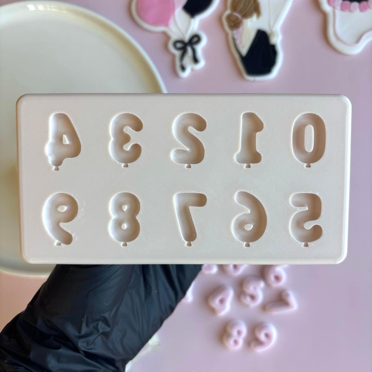 Mini Numbers Balloon Effect 2cm