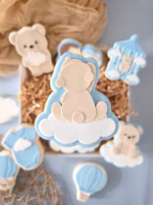 BABY #149 - Ourson de dos sur Nuage