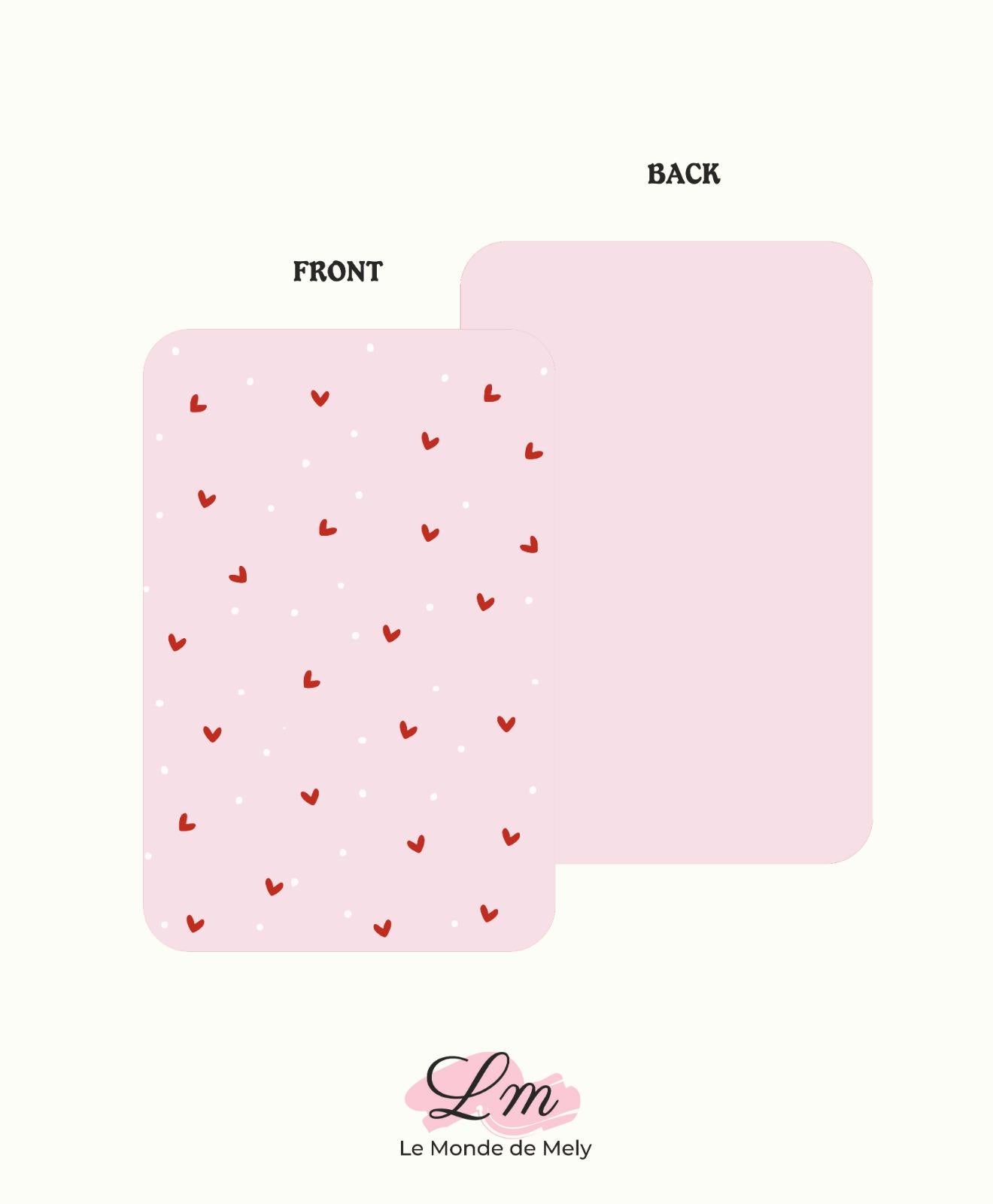 Carte Saint Valentin #26 - 12x18cm