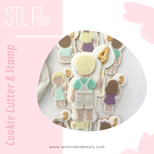 #837 - Boy holding balloon