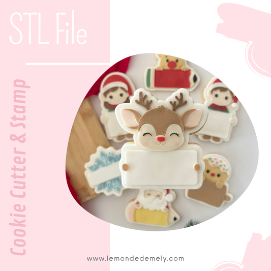 #997 - Dear Head with Nameboard