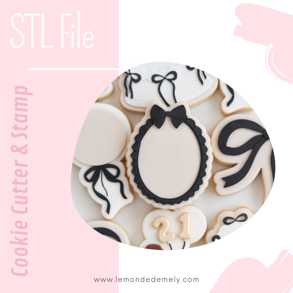 #179 - Oval Frame with Bow