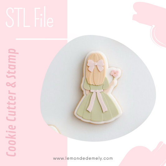 #172 - Girl Holding Flower