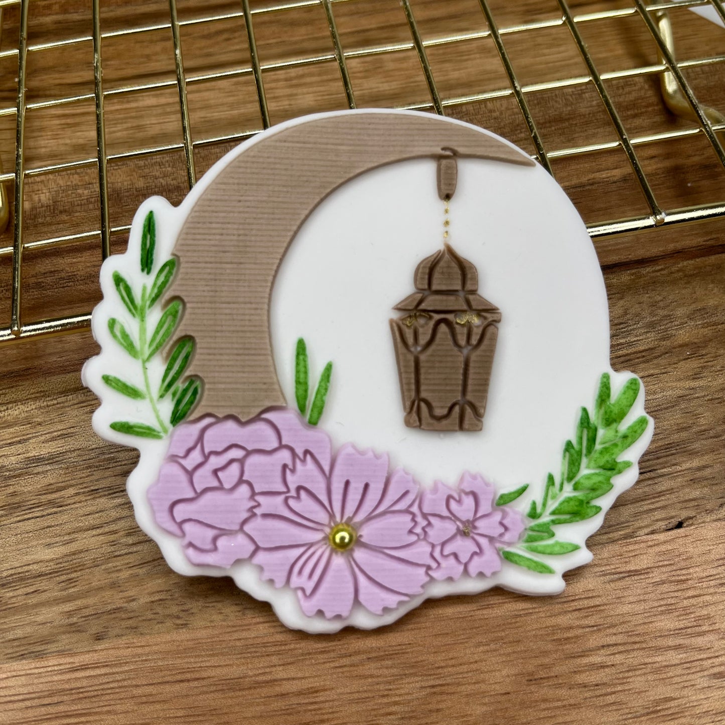 #012 - Floral Ramadan Moon with Lamps