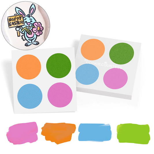 Edible paint palette - Pastel