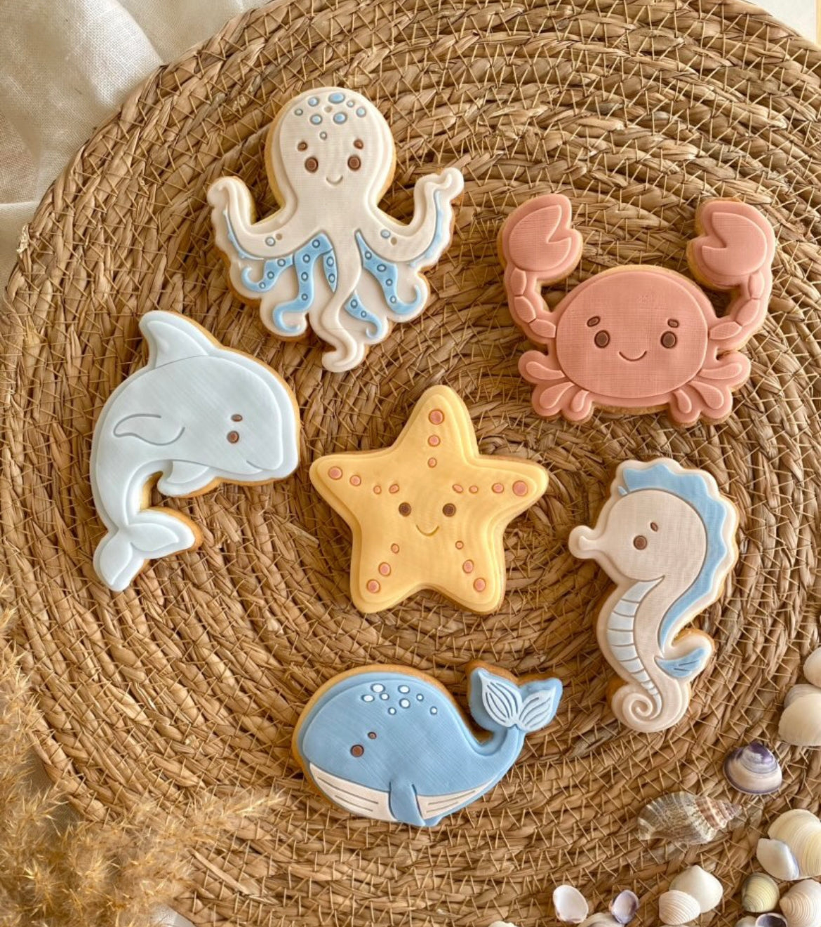 Sea animals set (x6)