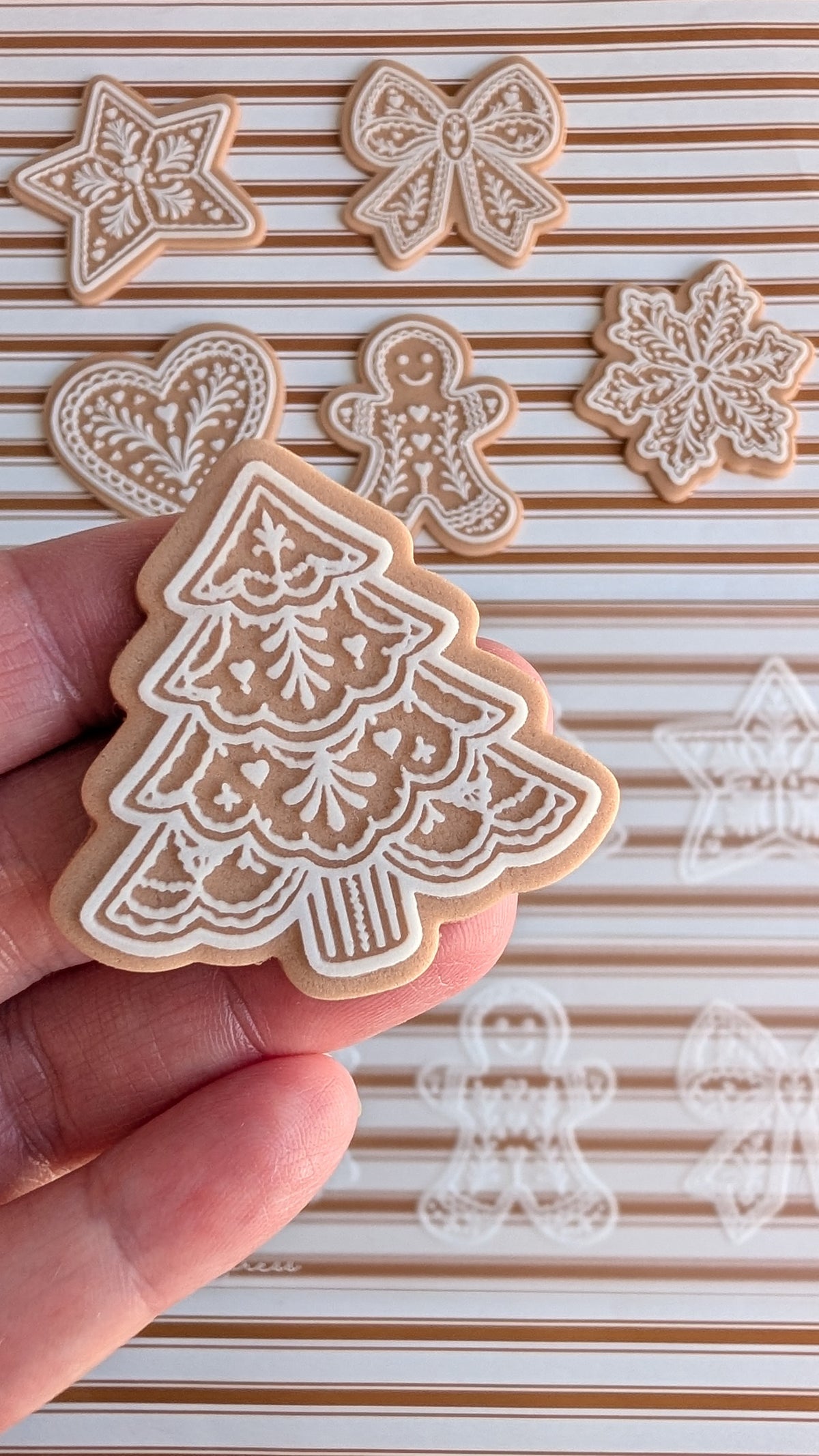 #3389 - Plaques Mini Modèles de Noël