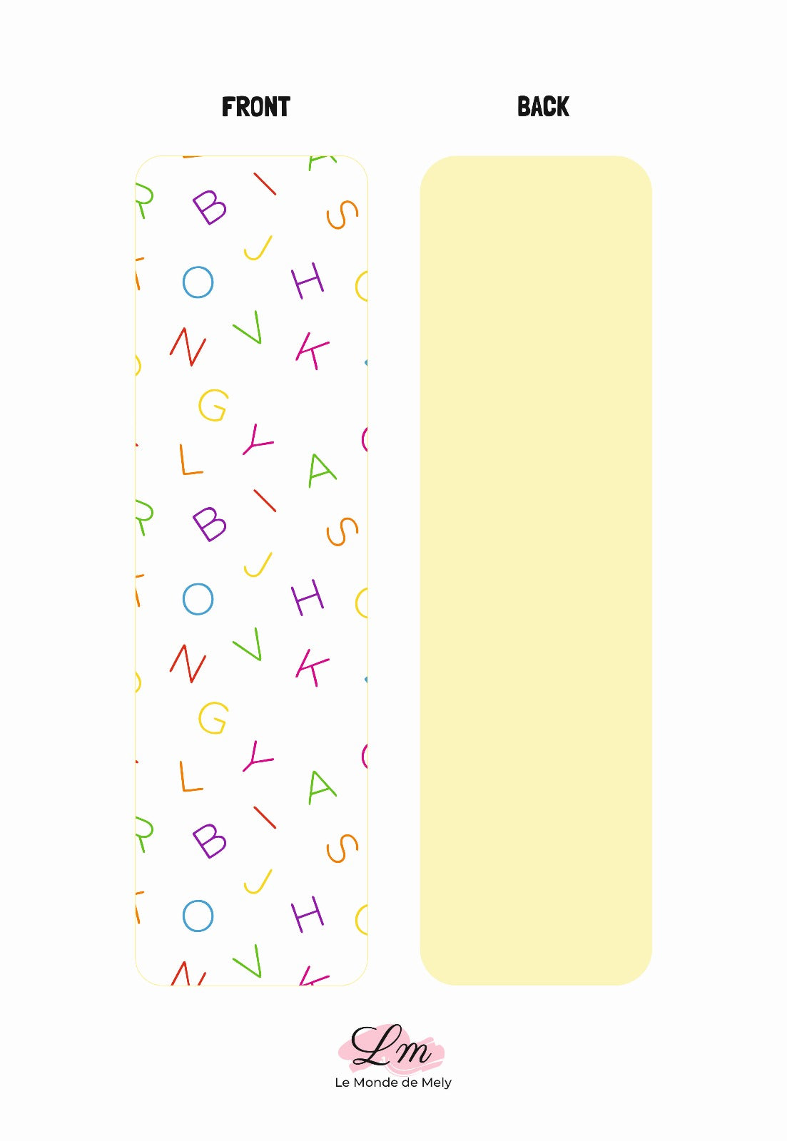 Cartes SCHOOL - Stick 7x25cm
