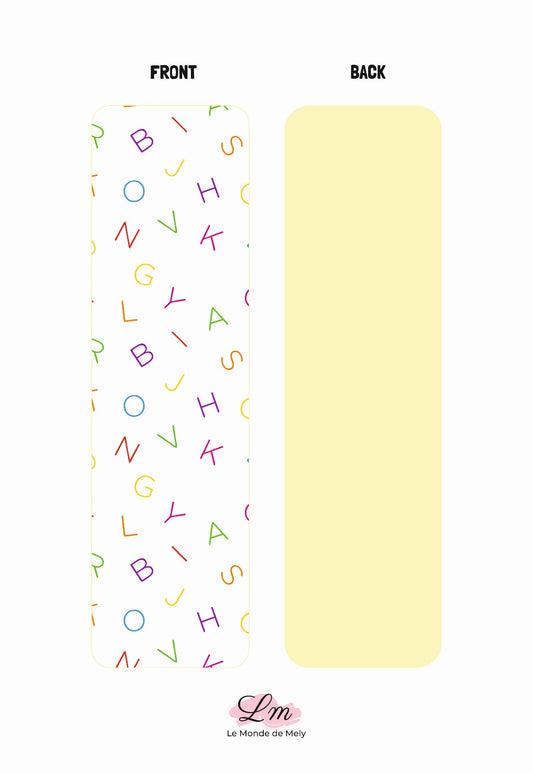 Cartes SCHOOL - Stick 7x25cm
