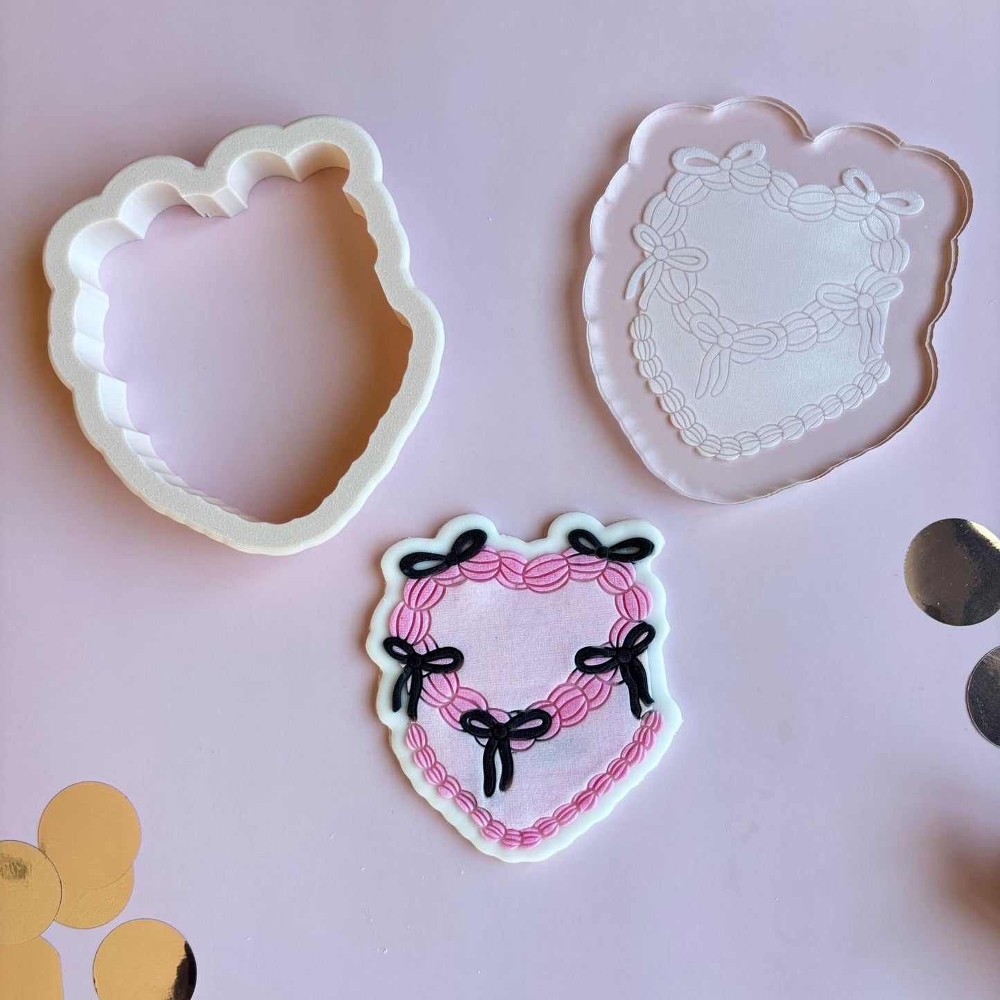 #06 - Heart Vintage Cake