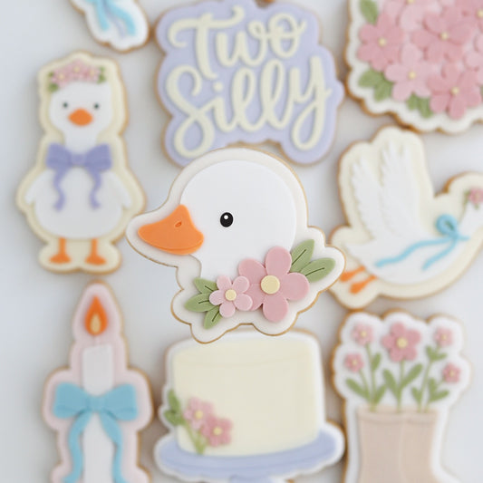 #29 - Tête d'oie avec fleurs