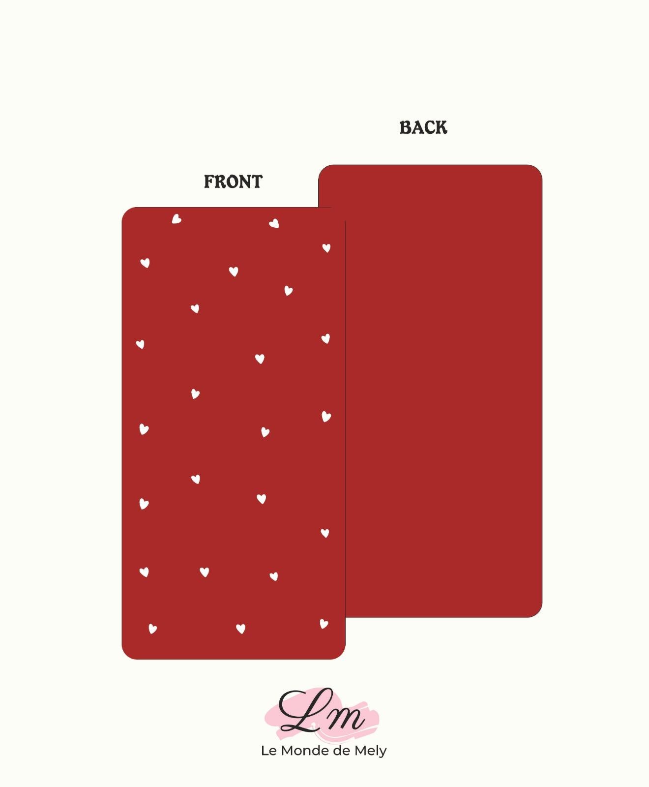 Carte Saint Valentin #20 - 10x20cm