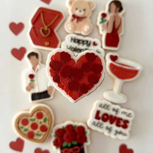 #121 - Heart petals - MINI