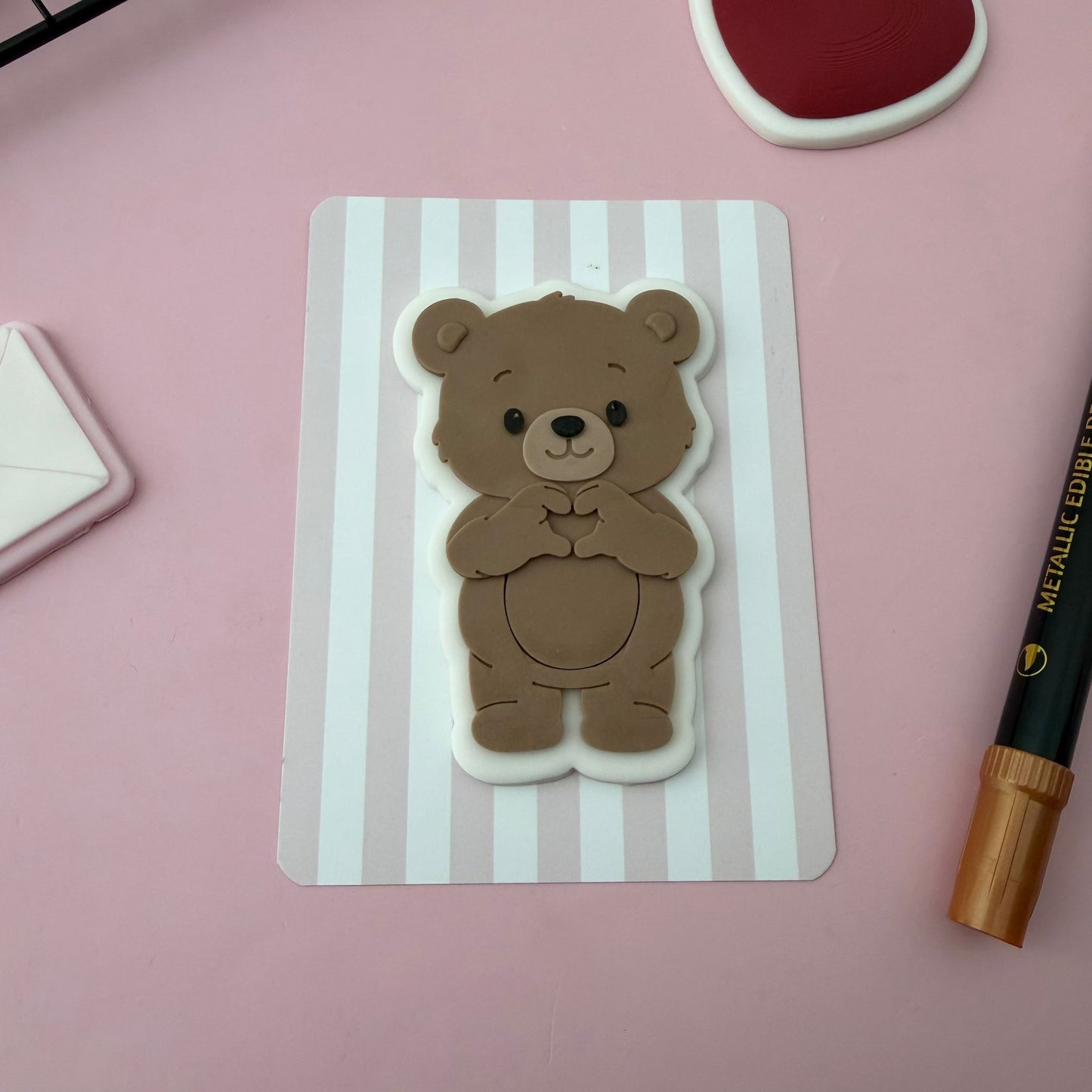 #130 - Heart Teddy Bear