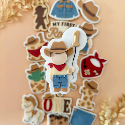 #15 - Garçon cowboy avec ballon