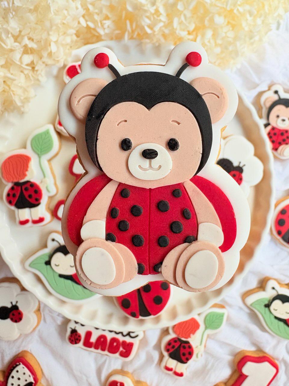 #09 - Ourson Costume Coccinelle