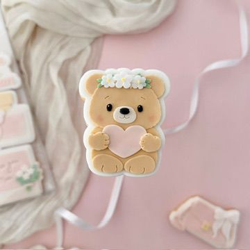 #071 - Bear with heart - MINI