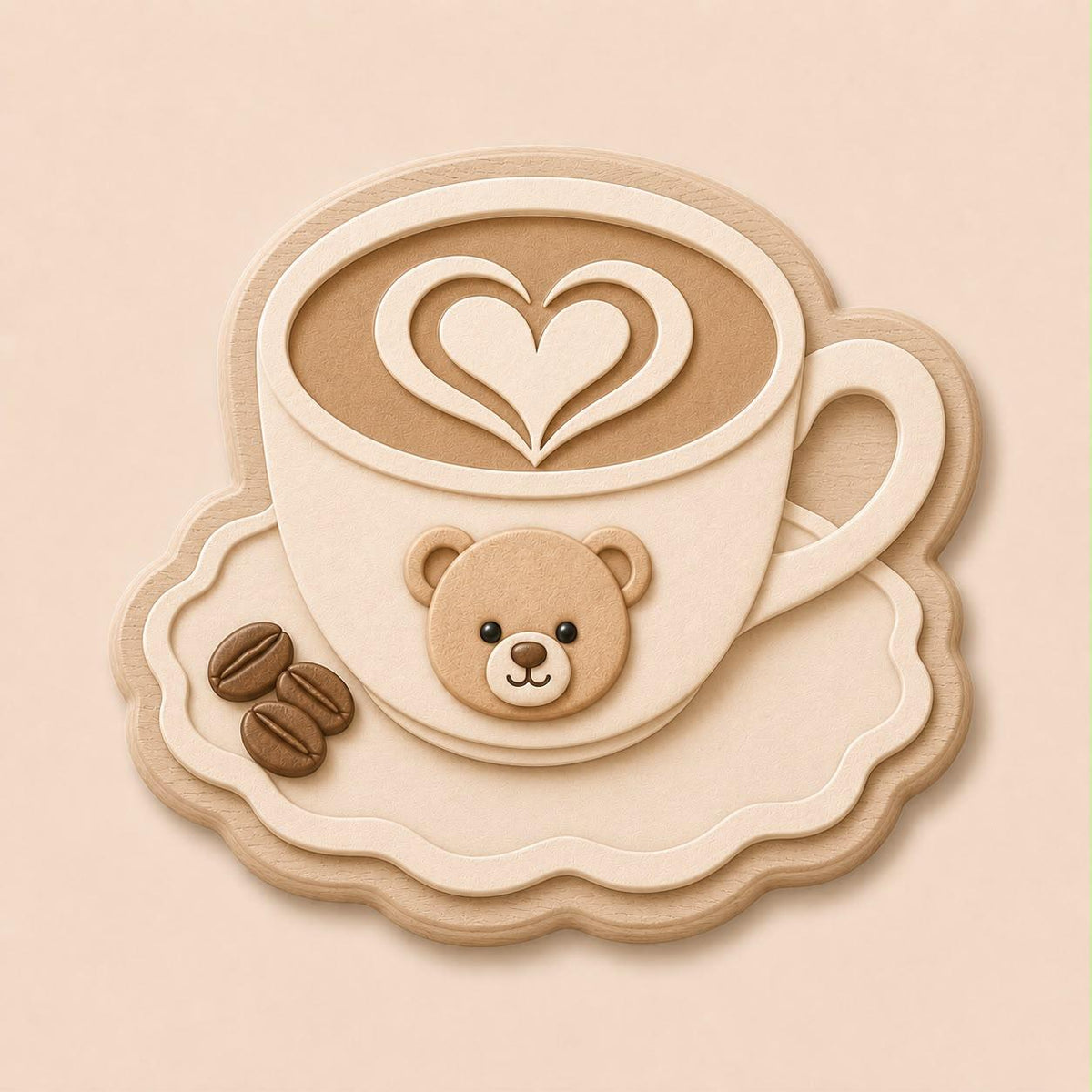 #3157 - Ourson Tasse de Café