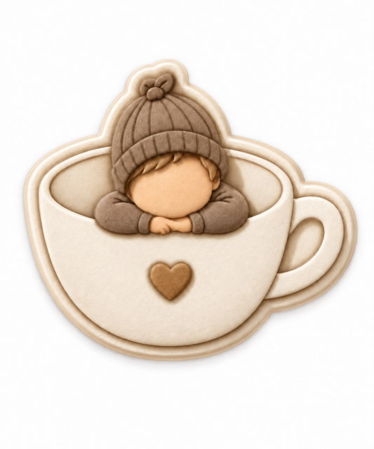 #3160 - Bébé Tasse de Café