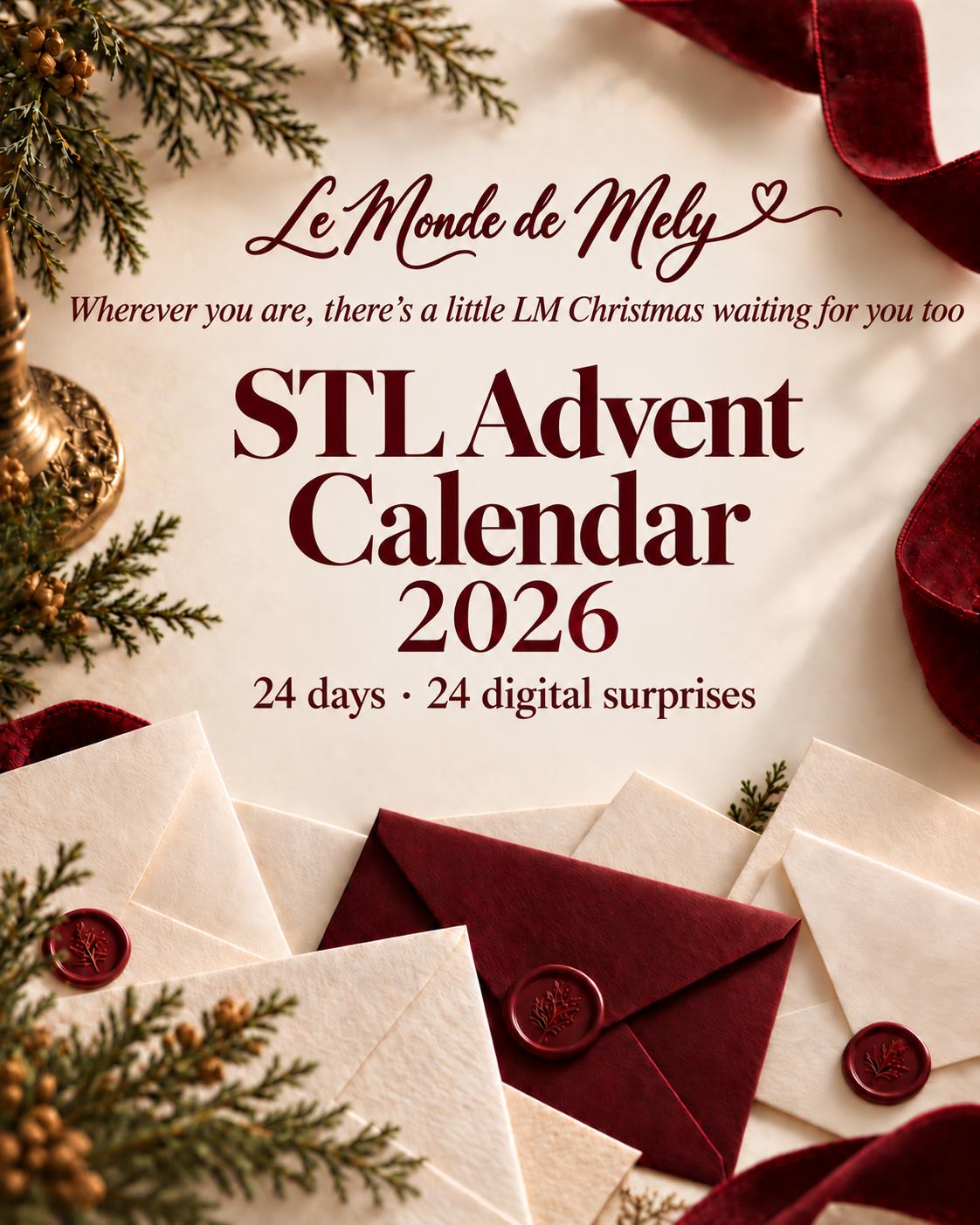 Calendrier de l'avent STL !