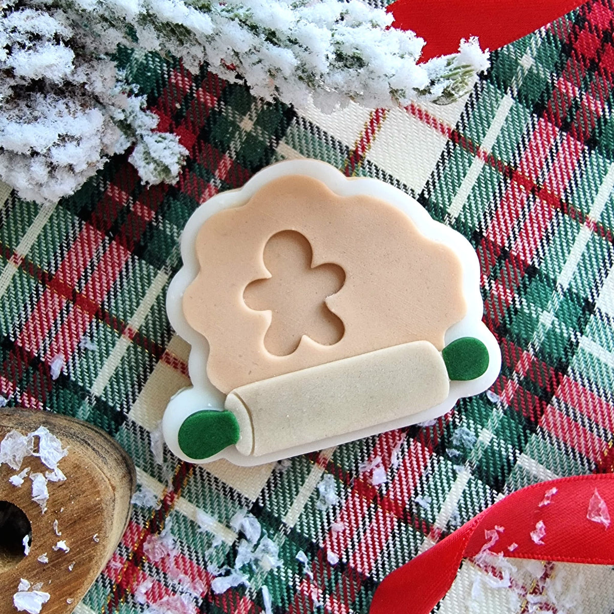 #3372 - Pâte biscuit avec Rouleau - MINI