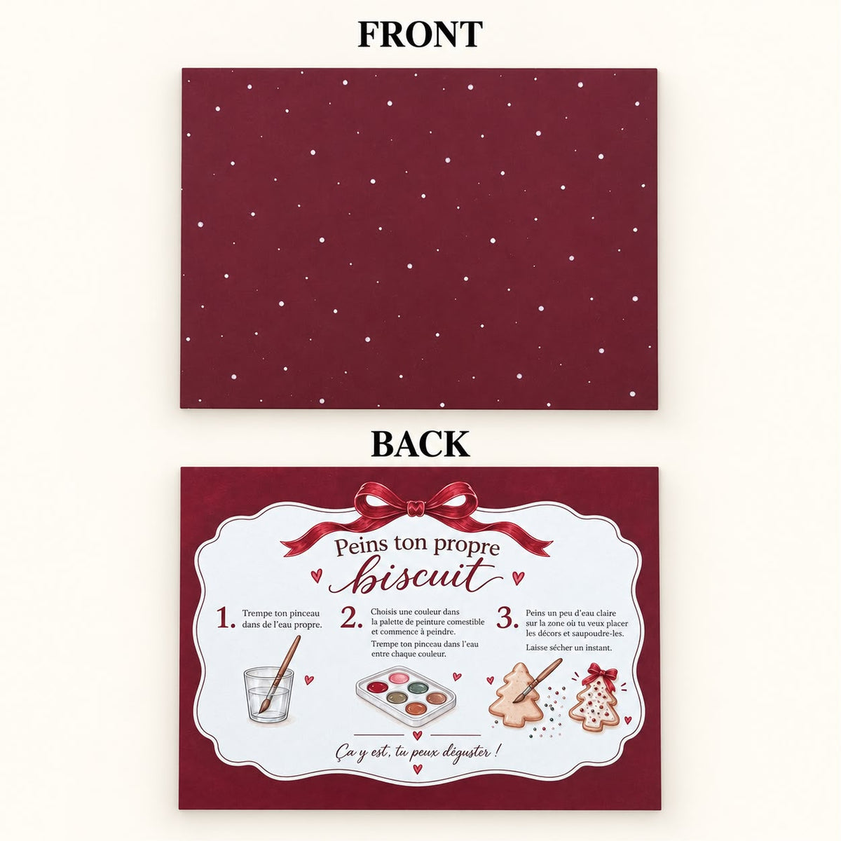 Cartes NOËL #16 - 15x20cm - PYO Rouge