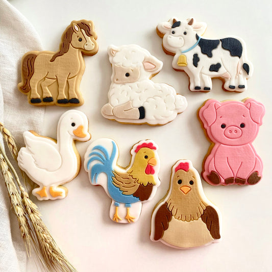 Farm animal set (x7)