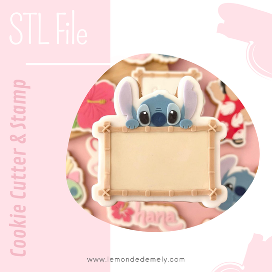 #571 - Name Frame with Stitch