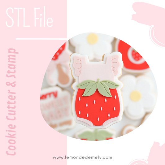 #621 - Strawberry onesie