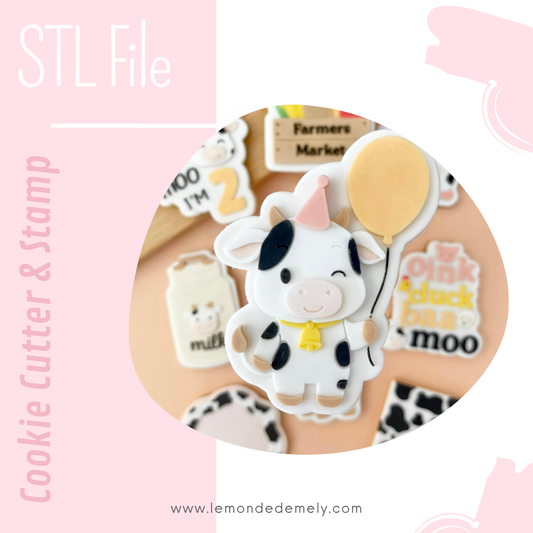 #699 - Cow with Balloon