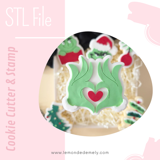 #902 - Grinch hands making heart