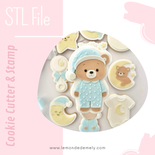 #1059 - Bear in Pyjama