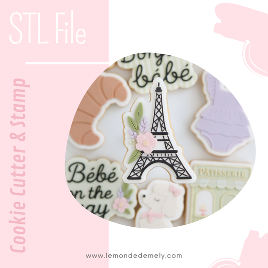 #1151 - Eiffel Tower with Flowers