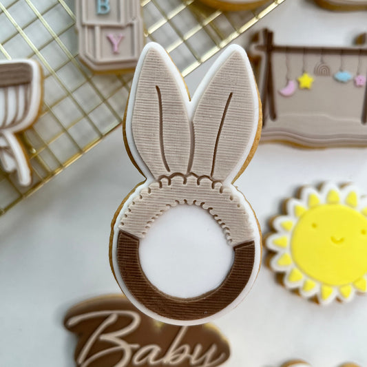 BABY #017 -Bunny Ear Rattle